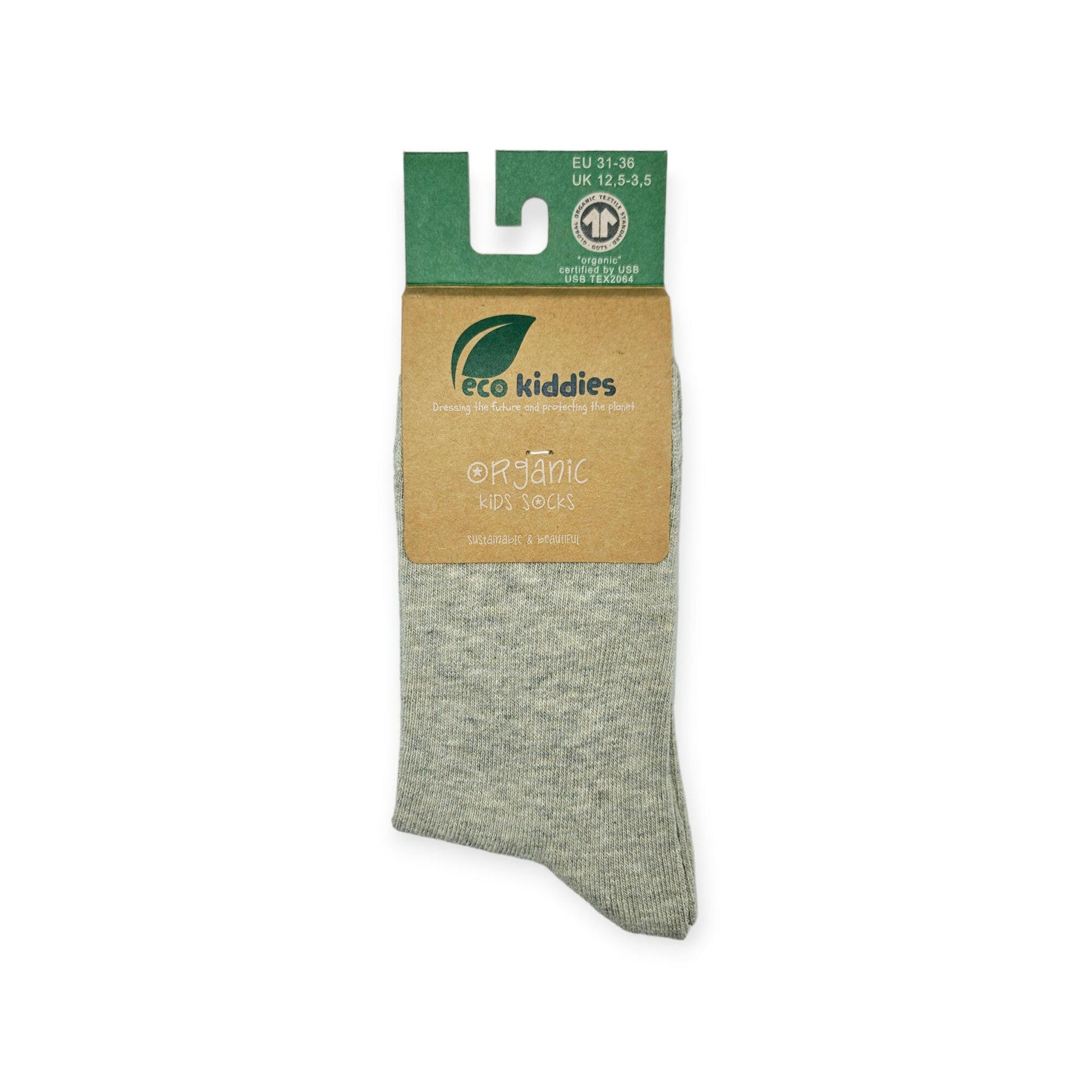 Grey School Socks for Kids