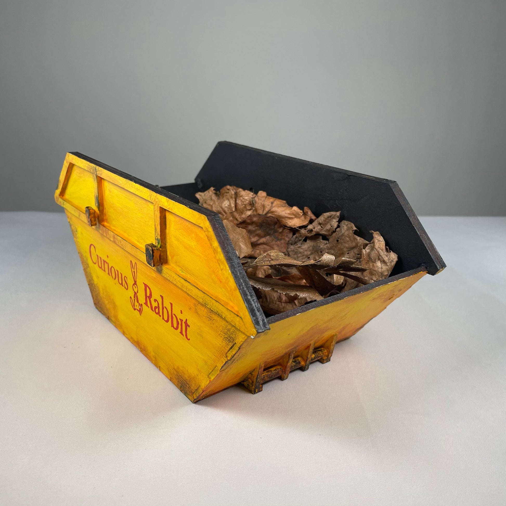 Skip Waste Container - Flatpack Model Kit by Curious Rabbit ®