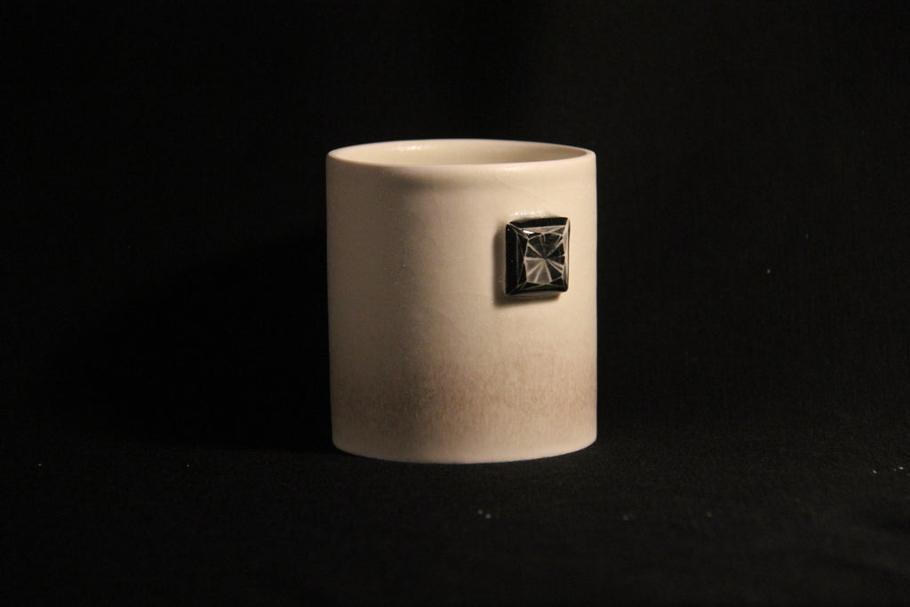 Gem Mug with Faceted Crystals