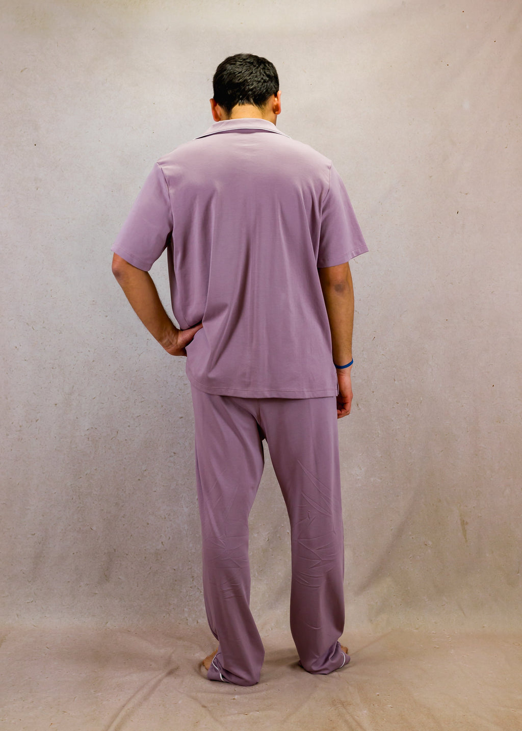 Pale Purple Short Sleeve Pyjama Set