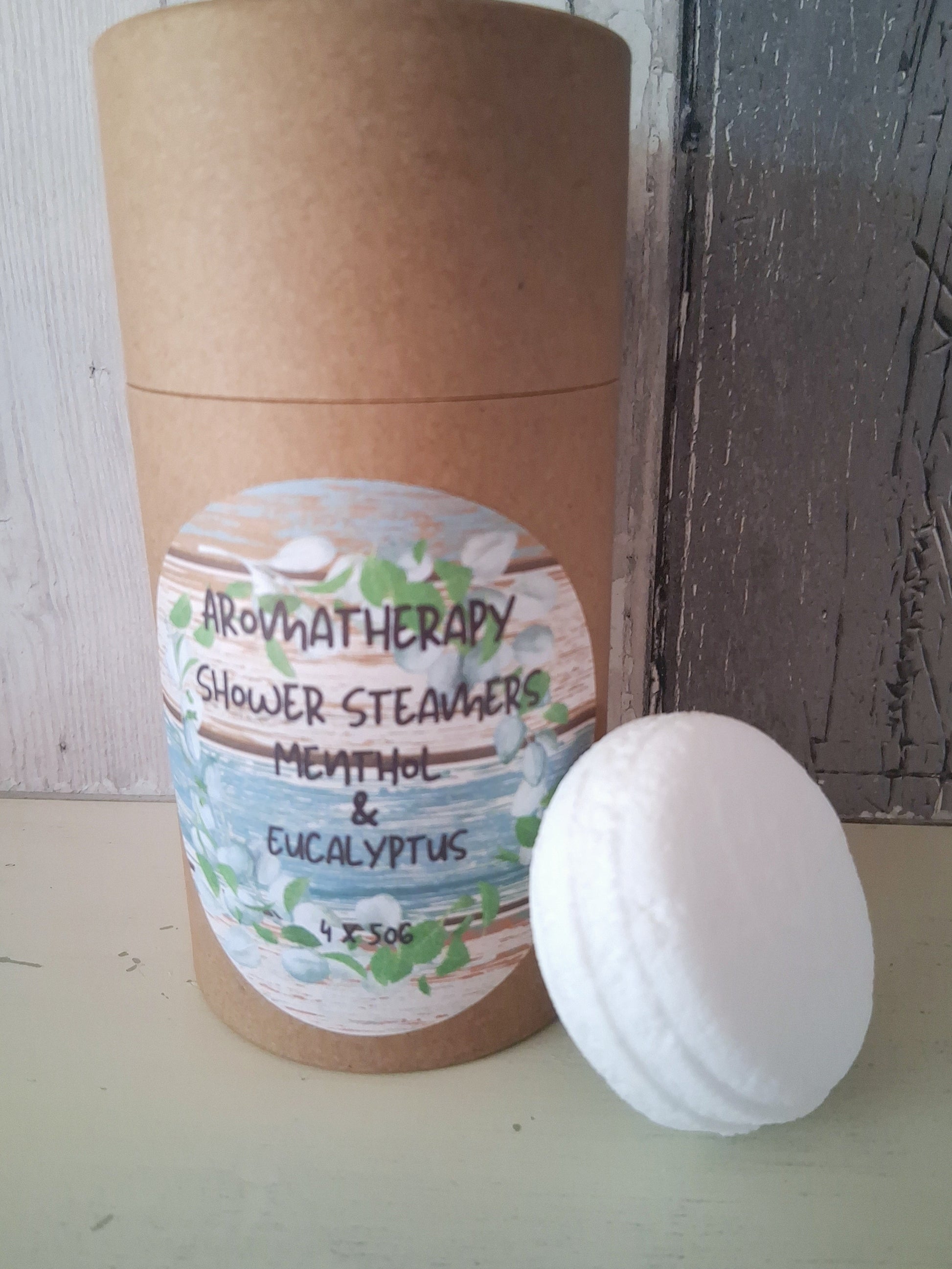 Menthol and Eucalyptus Shower Steamers, 4 Pack