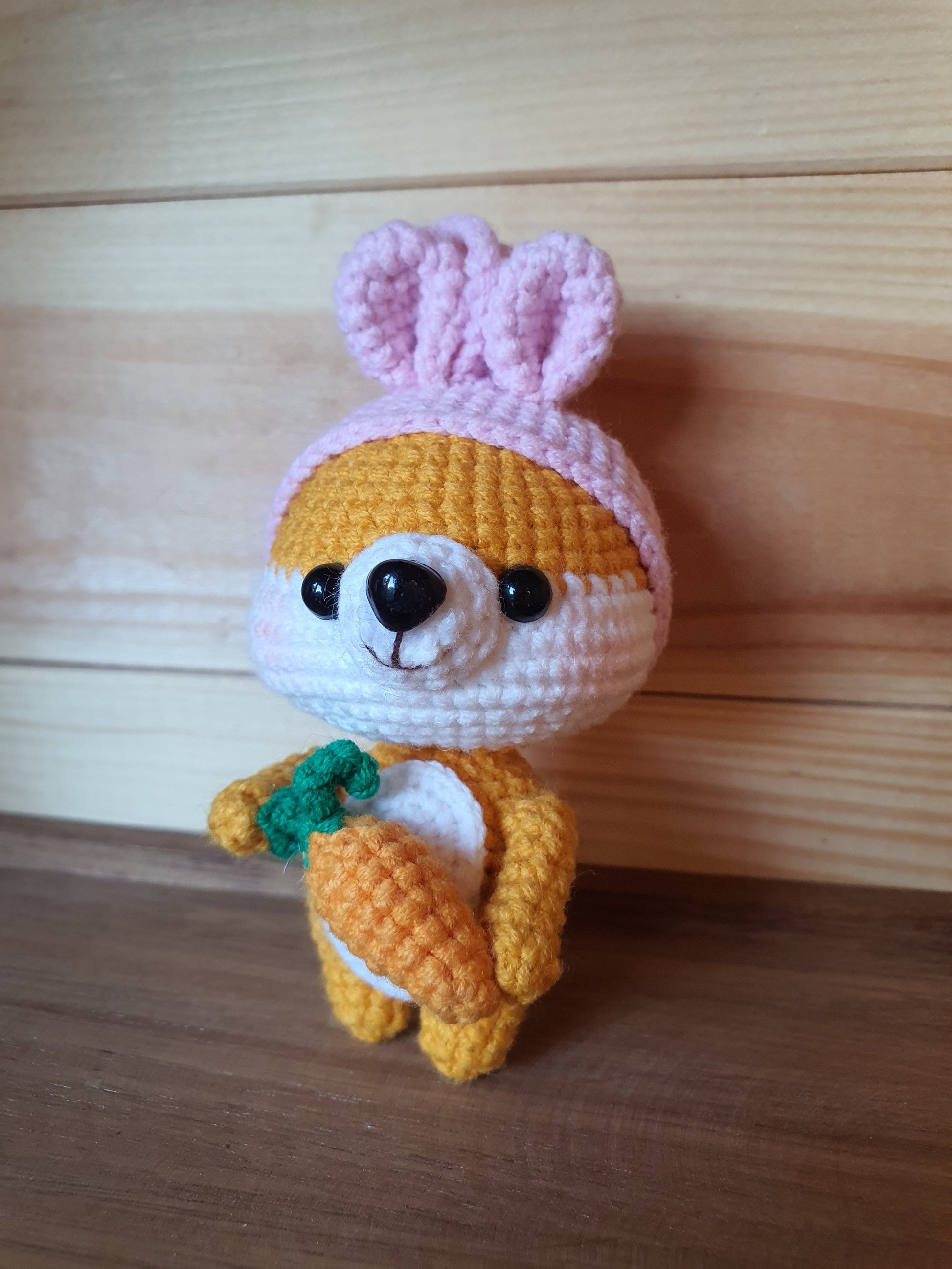 Handmade Crochet Shiba Dress Up Charms and Keychains
