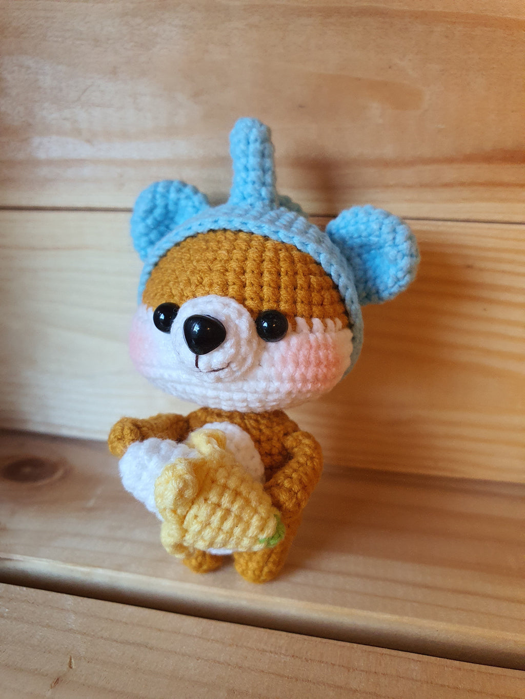 Handmade Crochet Shiba Dress Up Charms and Keychains