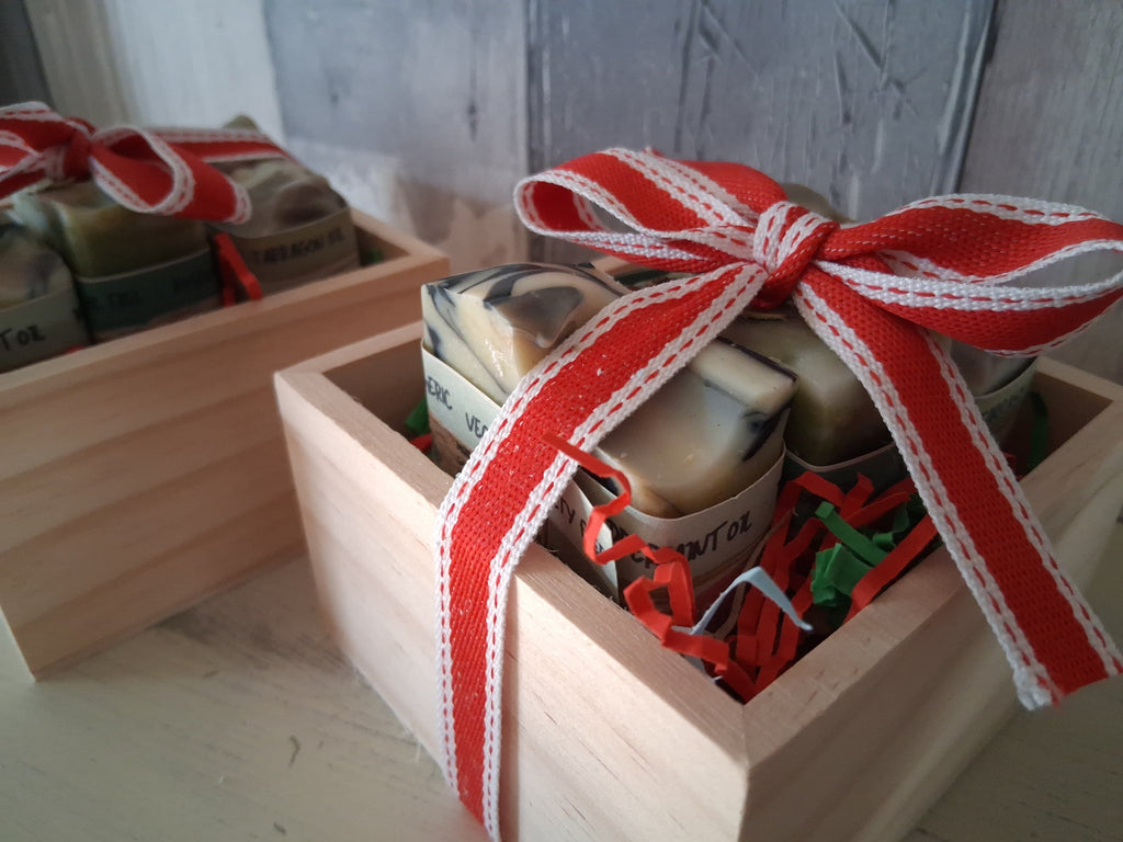 Handmade Vegan Soap Trio Gift Box