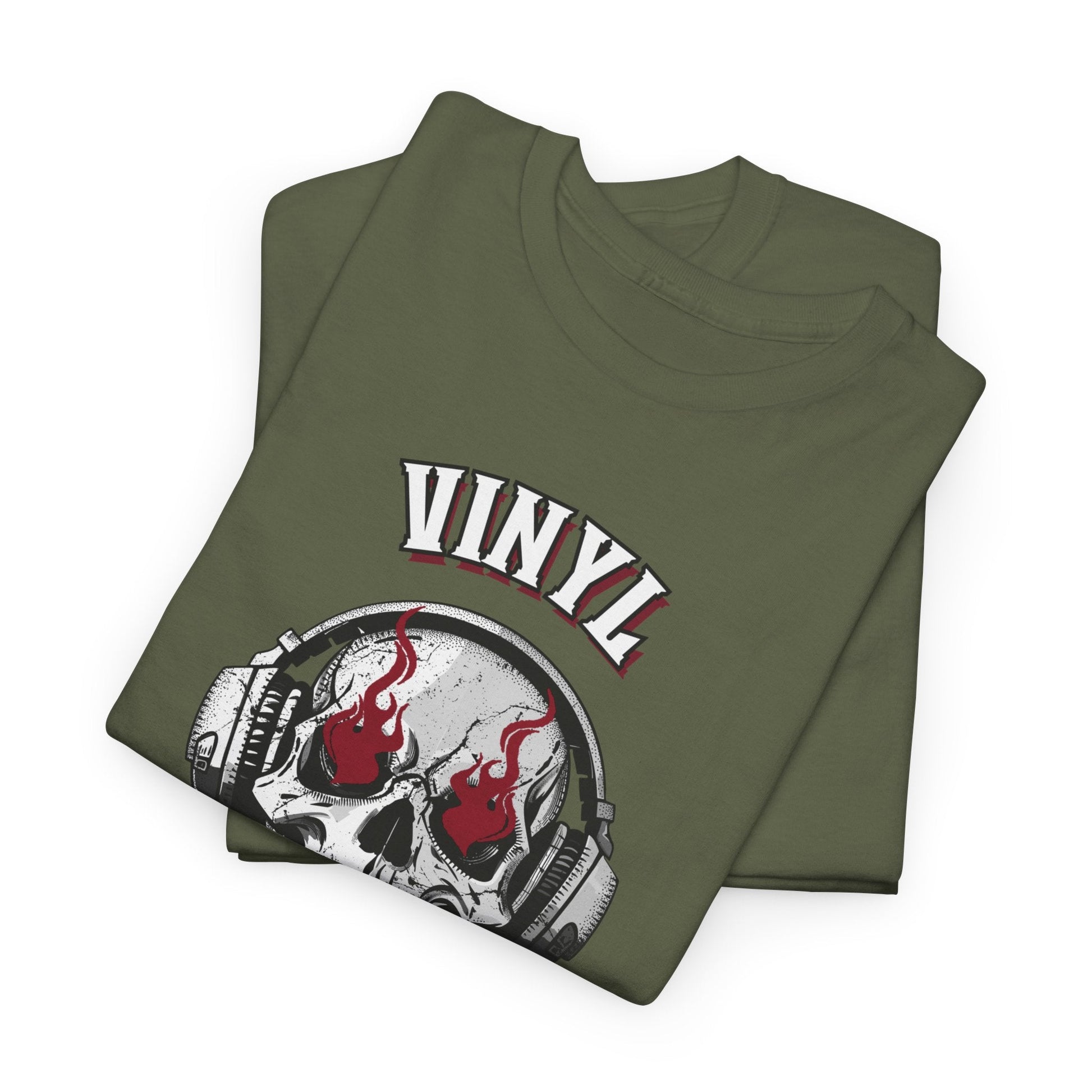 Vinyl Ain't Dead Skull Men's T-Shirt