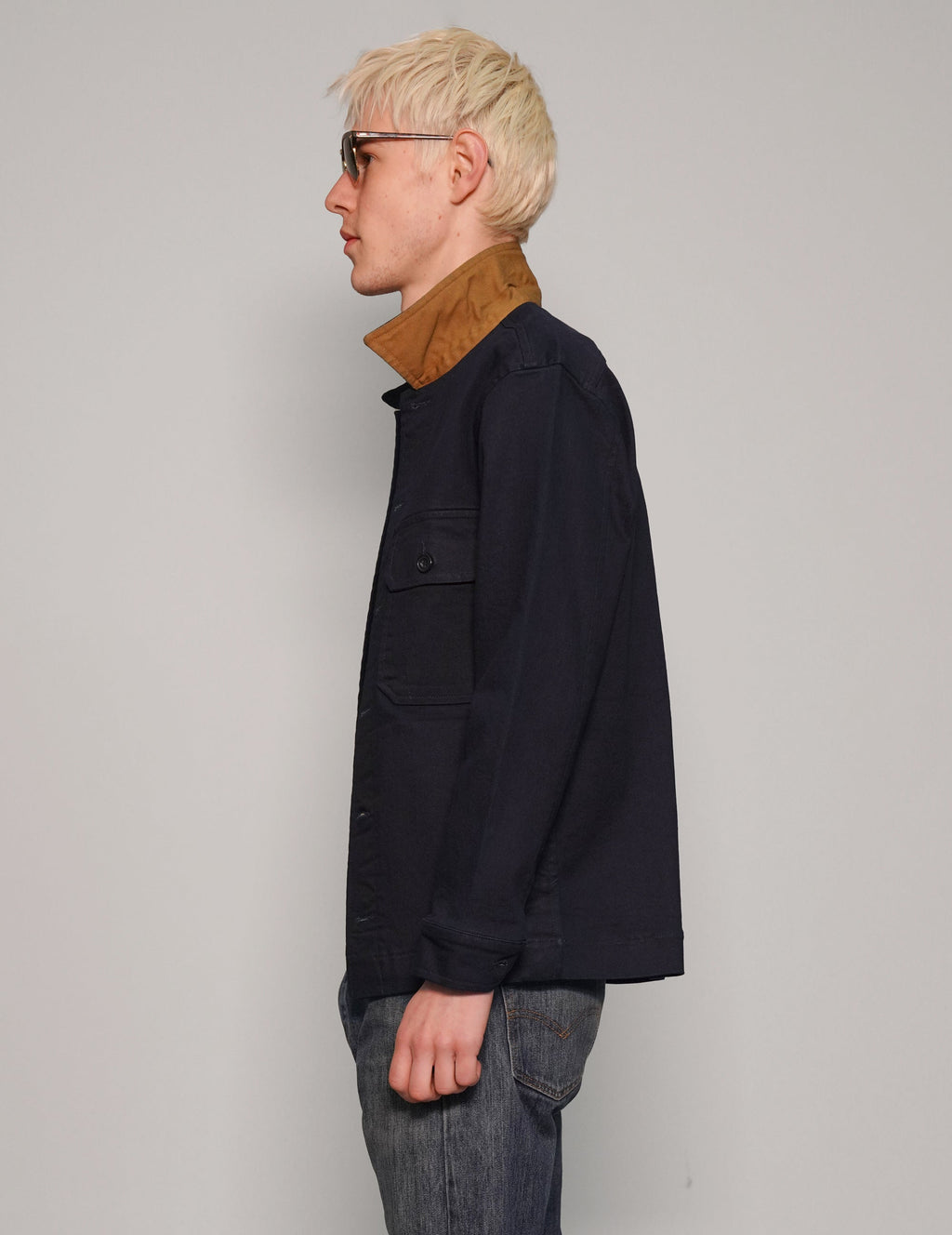 Navy Cotton Workshirt