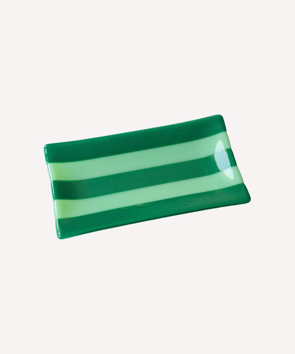 Striped Dual Coloured Large Tray 21x12cm