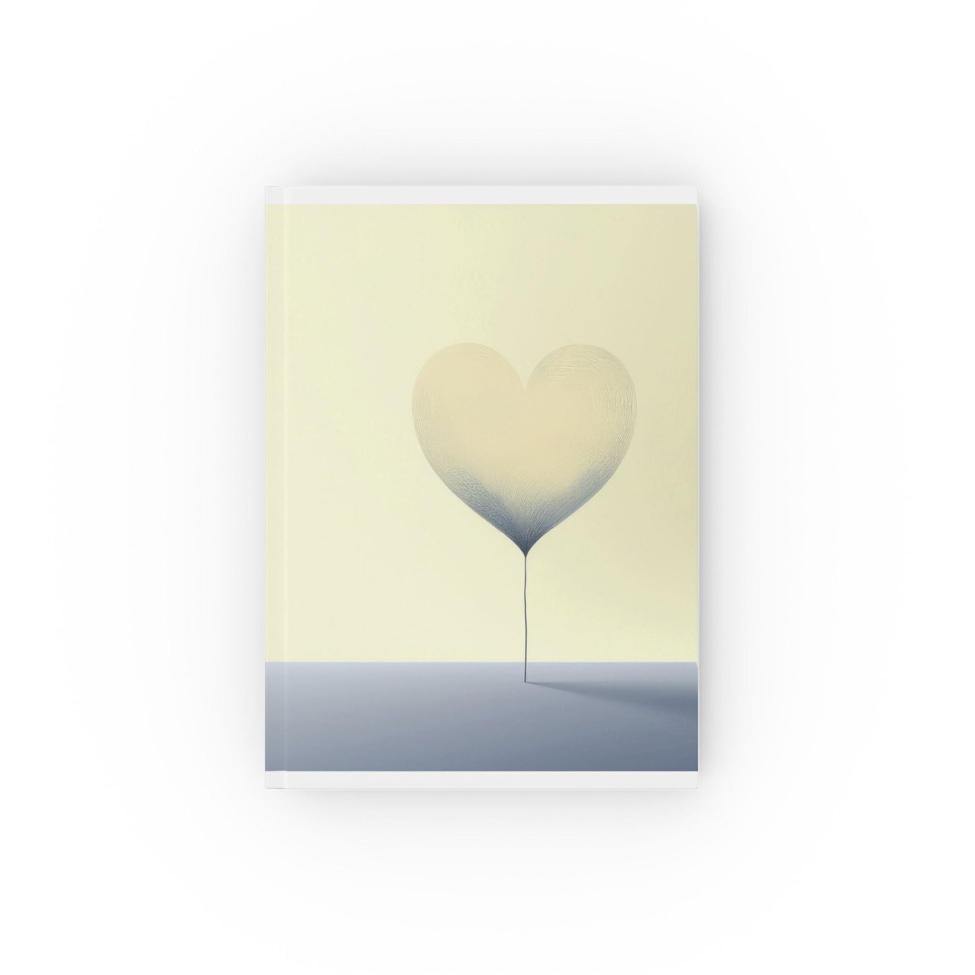 Hardback Journal with Minimalist Heart Design Lined Unlined or Graph Pages