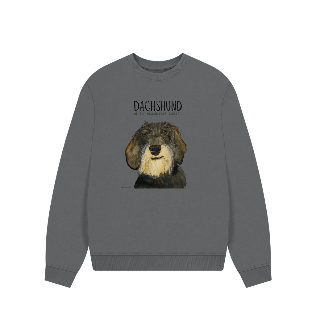 Wire Haired Dachshund Oversized Sweatshirt