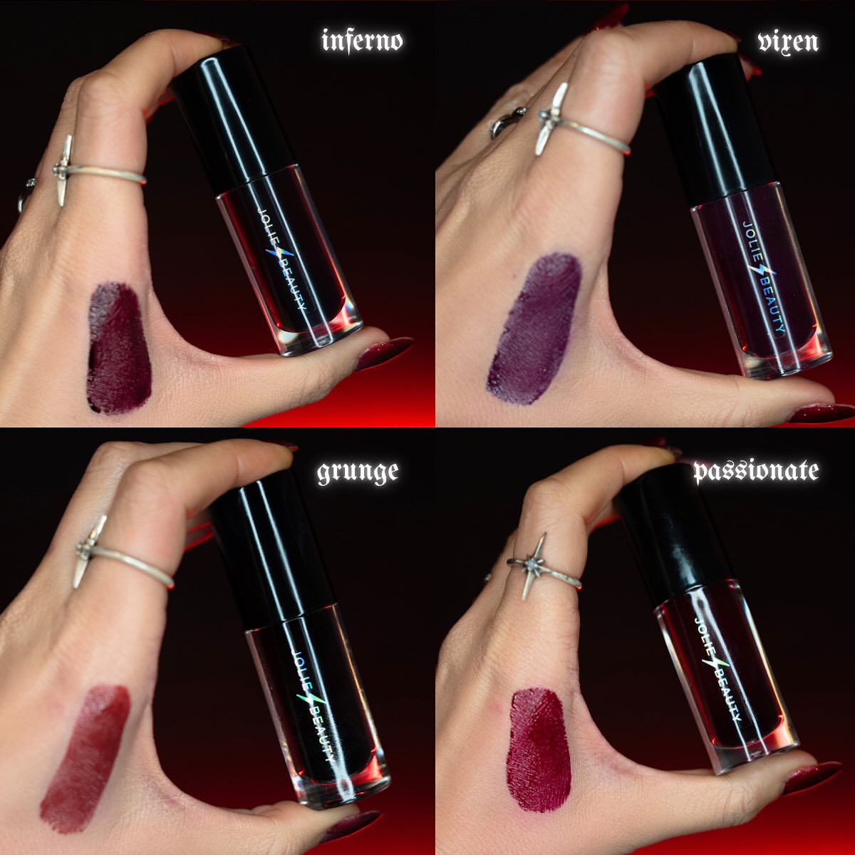 Inferno Lip Stain Deep Berry Red