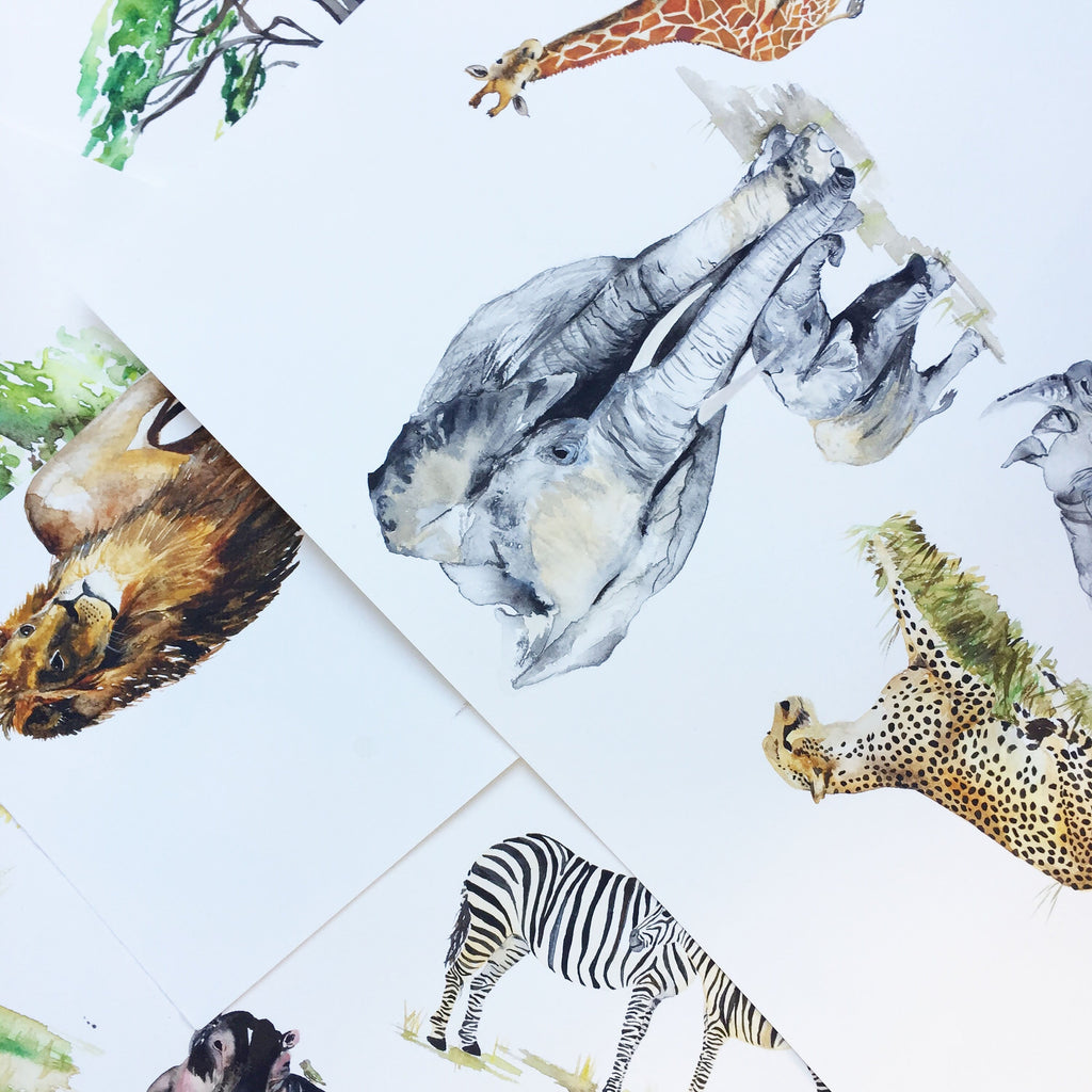Safari Animals Children's Bedding Set