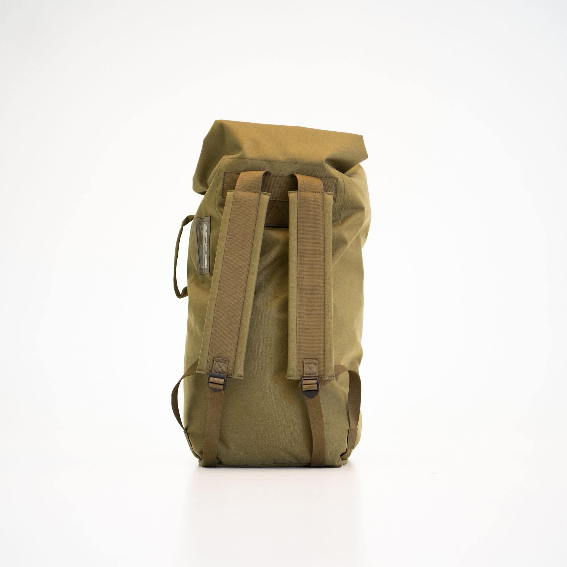 Galvi-Linda Green Duffle Bag 047 - Durable & Versatile with Carabiner Closure, Made in Estonia by Galvi Linda at www.brixbailey.com