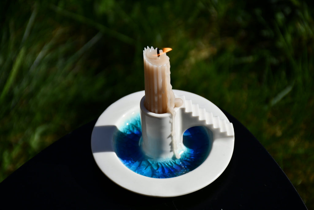 Castle Candle Holder with Moat