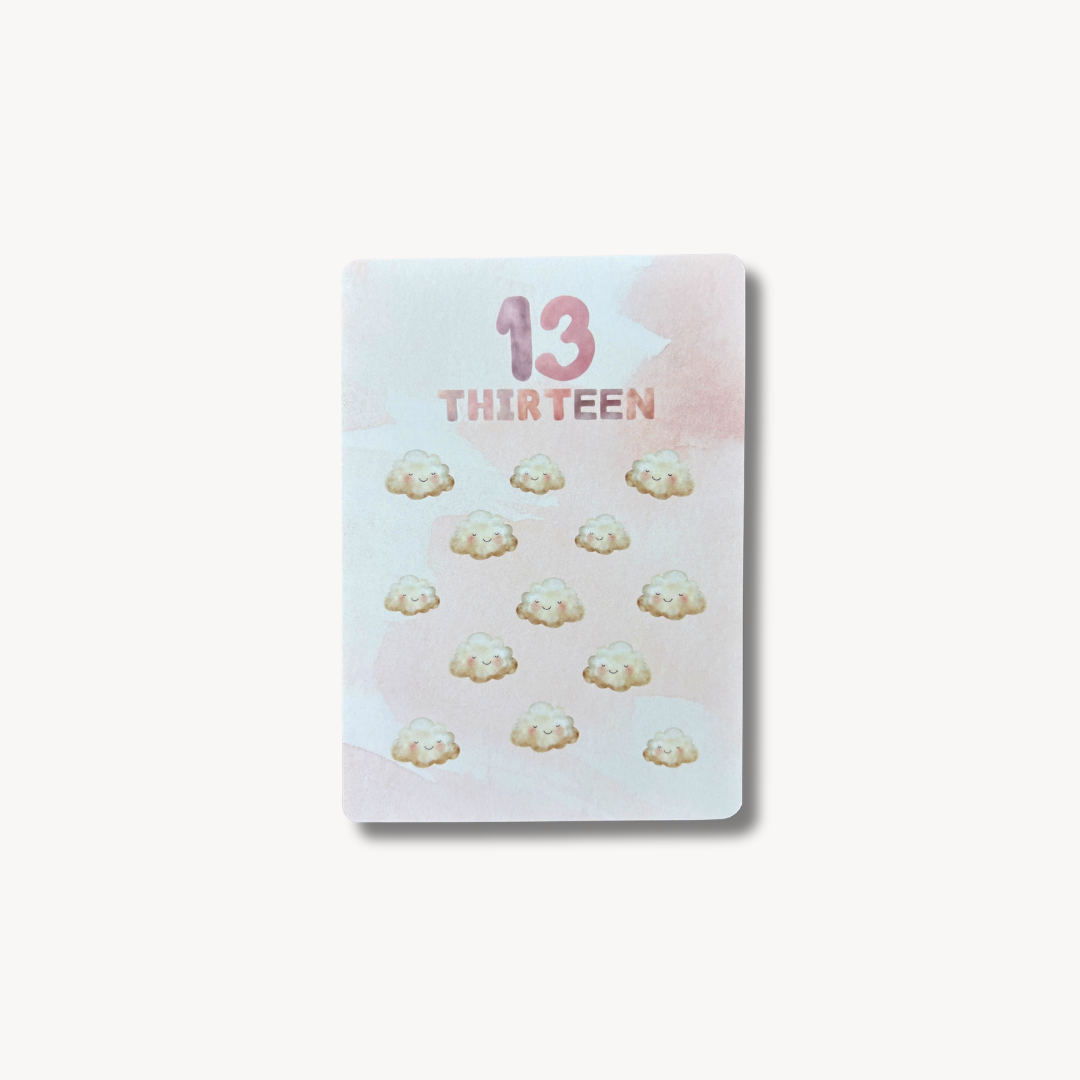 Numbers Flash Cards for Toddlers and Preschoolers