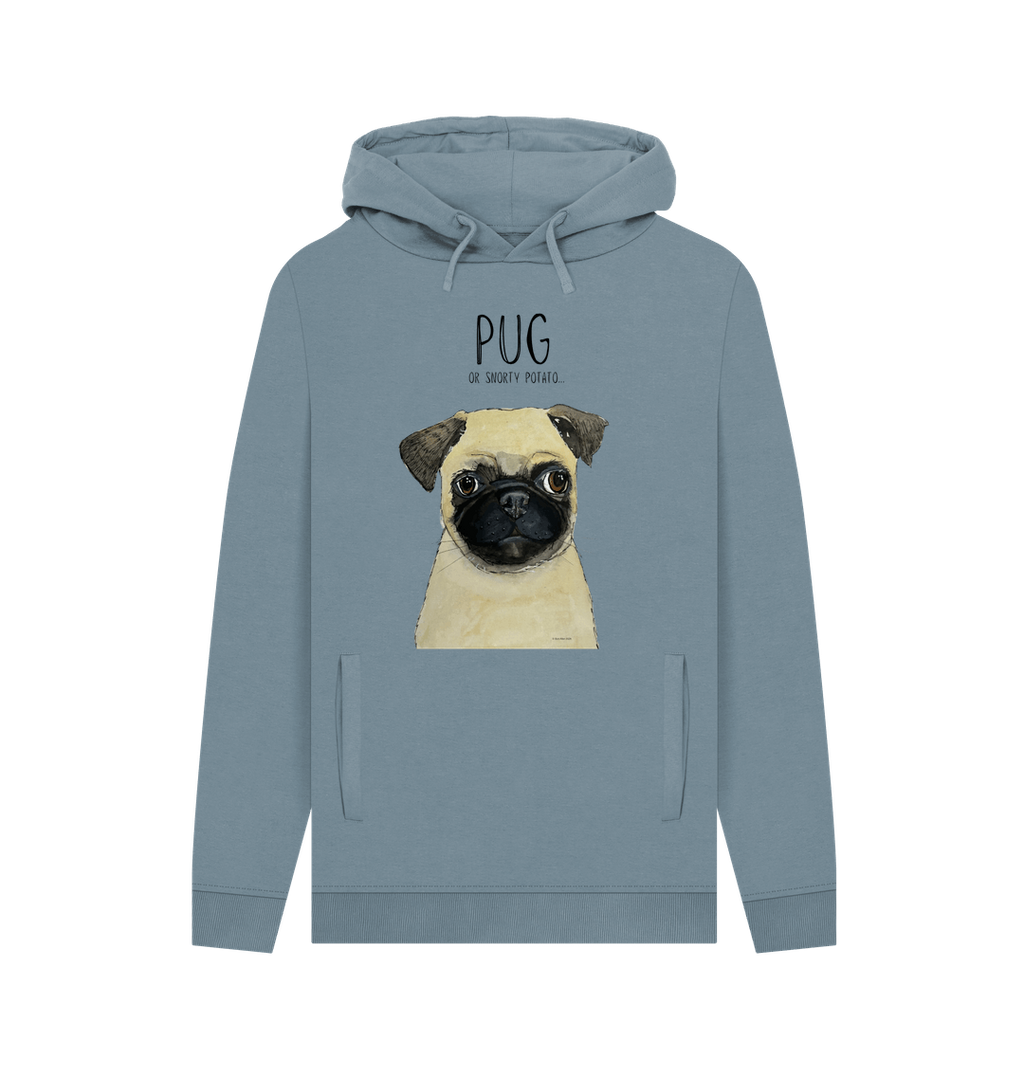 Snorty Potato Men's Hoodie Cozy Funny Pug