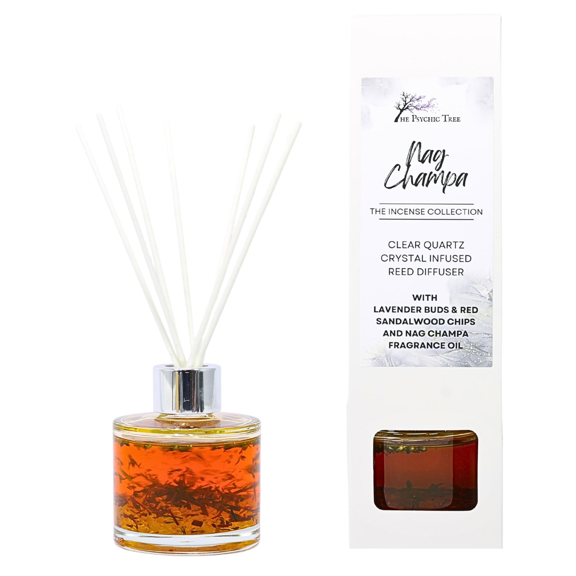 Nag Champa Crystal Infused Reed Diffuser