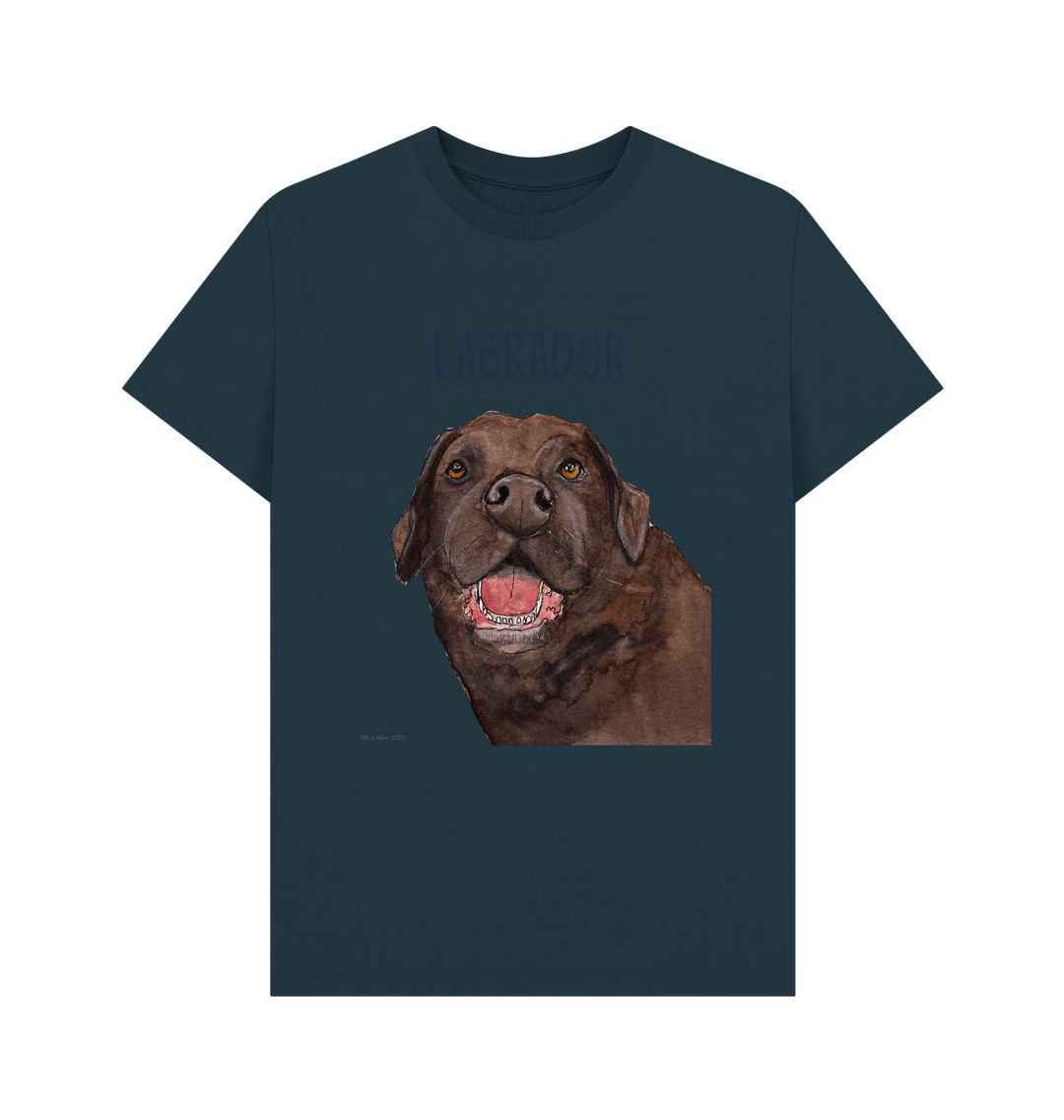Chocolate Labrador Snack Goals Men's T-Shirt