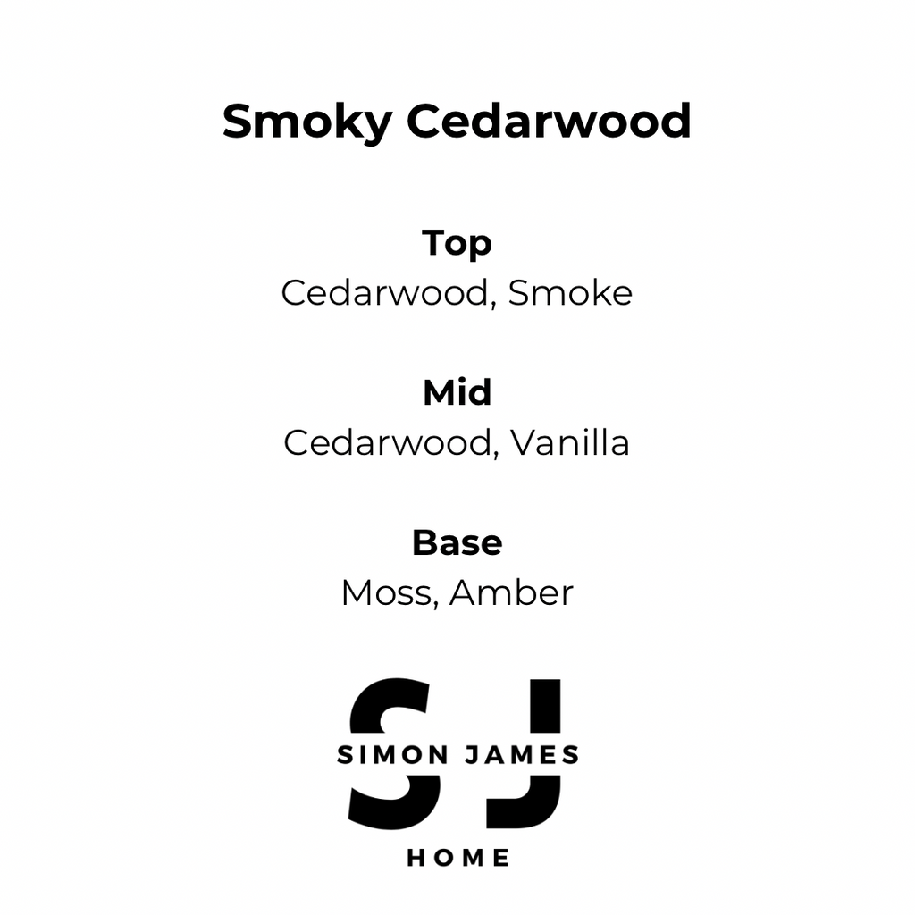 Smoky Cedarwood Handmade Soy Wax Candle