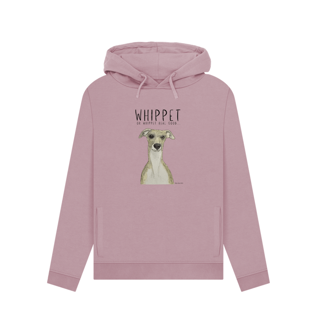 Women's Whippet Organic Cotton Hoodie Ethical and Cozy