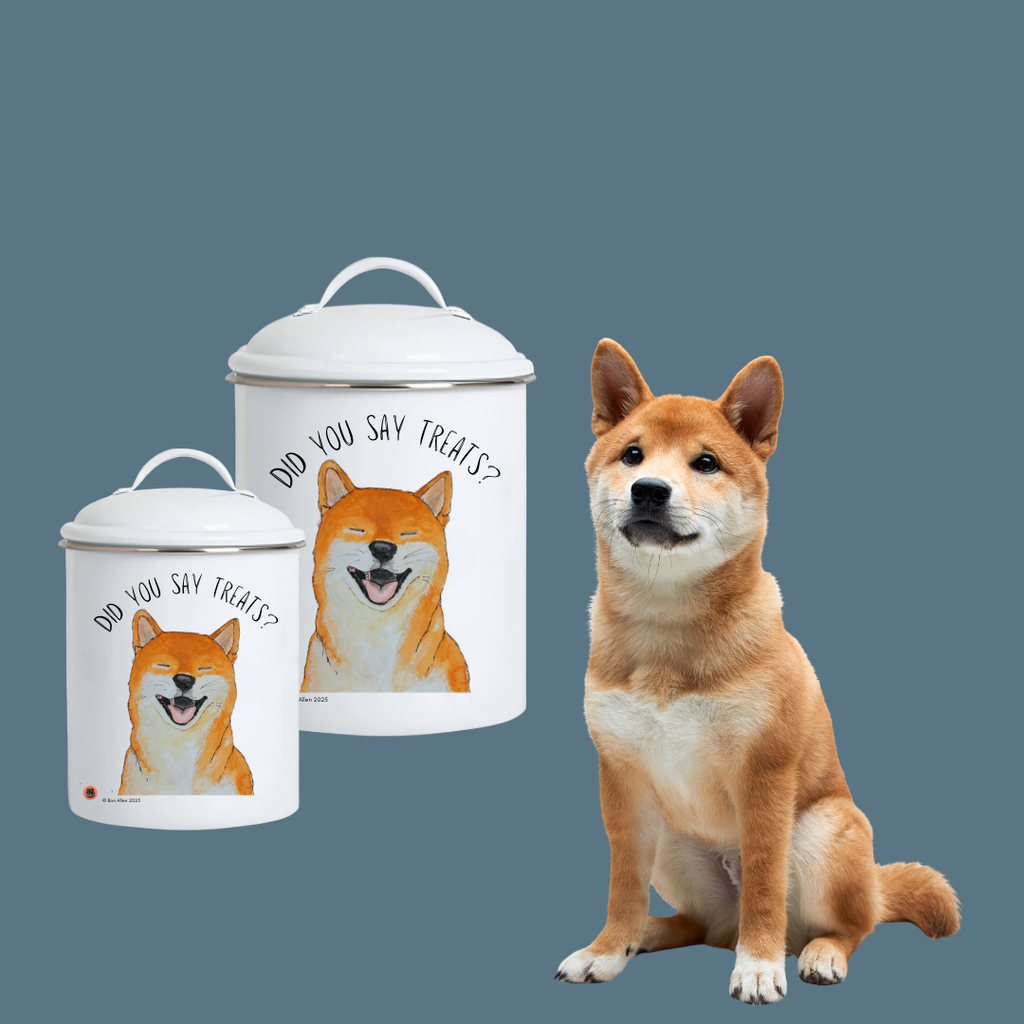 Treats I Prefer Tribute Shiba Inu Ceramic Treat Jar