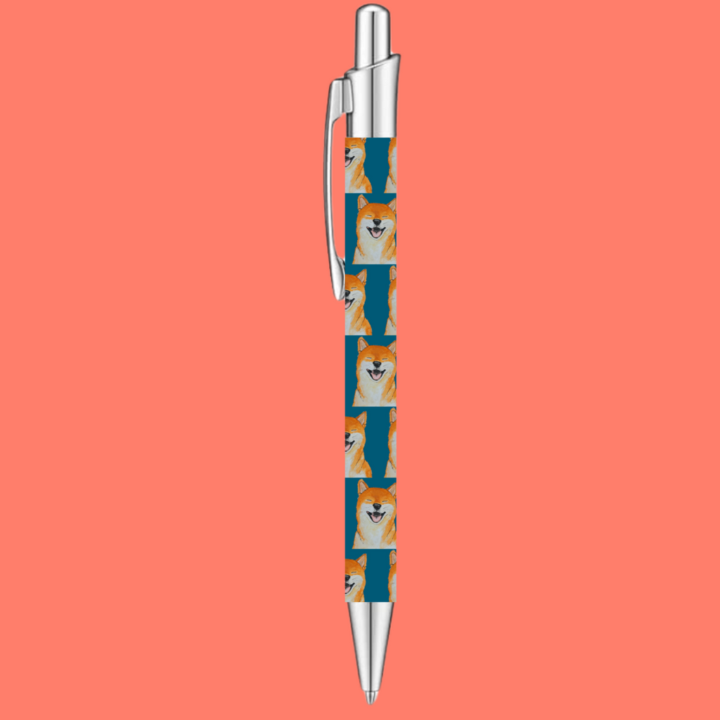 Shiba Inu Escape Artist Pen in Recycled Materials