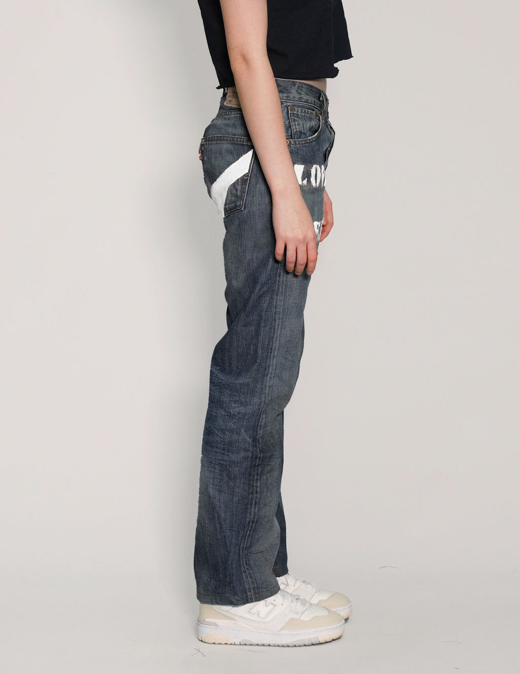 Love Will Tear Us Apart Vintage Indigo Jeans