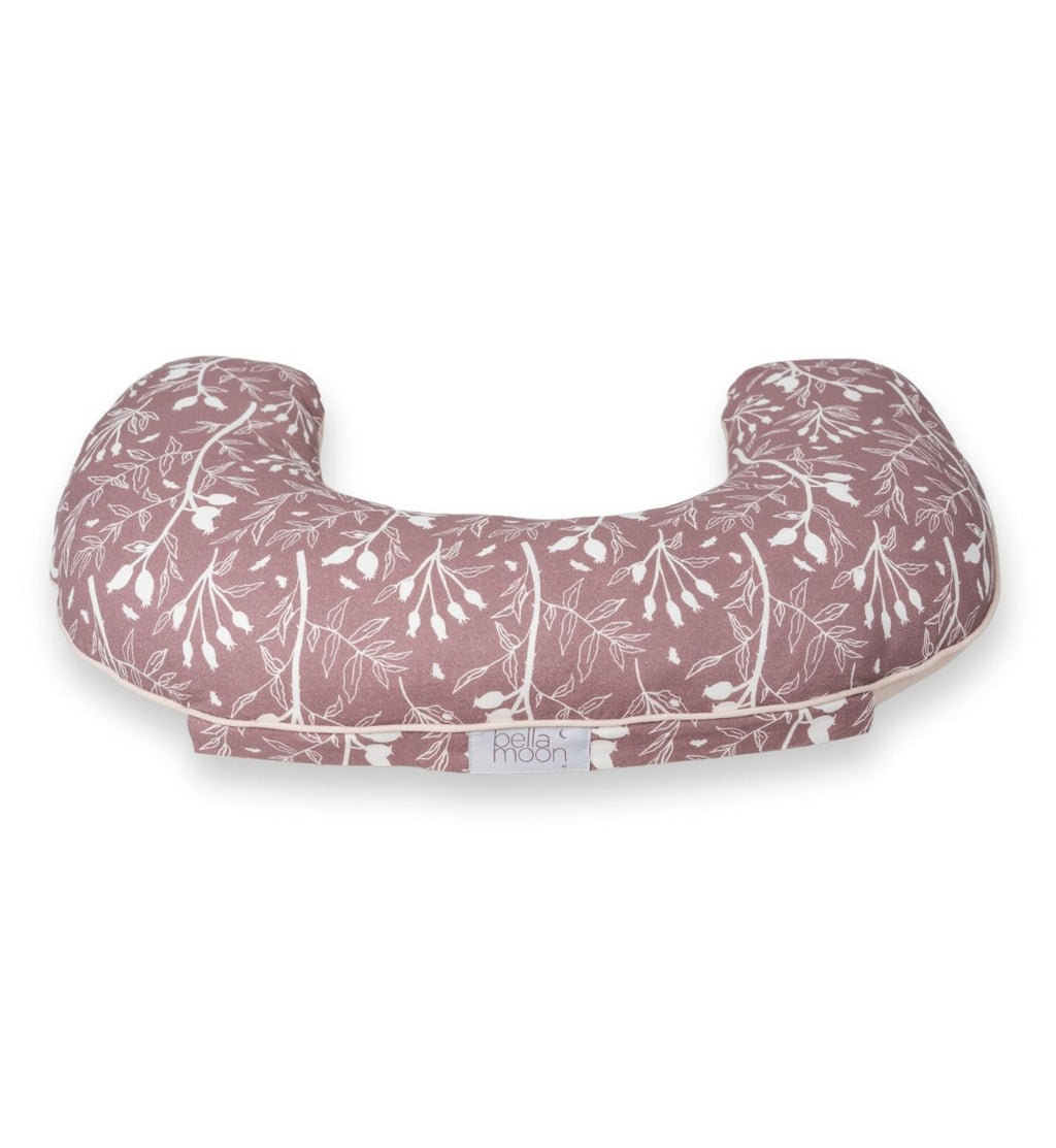 Mini Moon Nursing Pillow in Rosehip