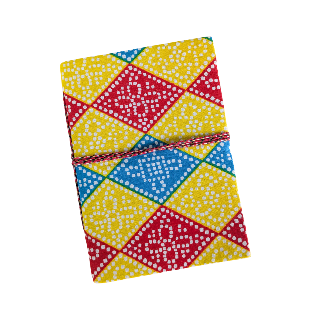 Handmade Cotton Fabric Journal 5 x 7 inch Fair Trade