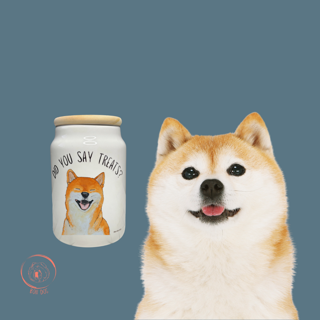 Treats I Prefer Tribute Shiba Inu Ceramic Treat Jar