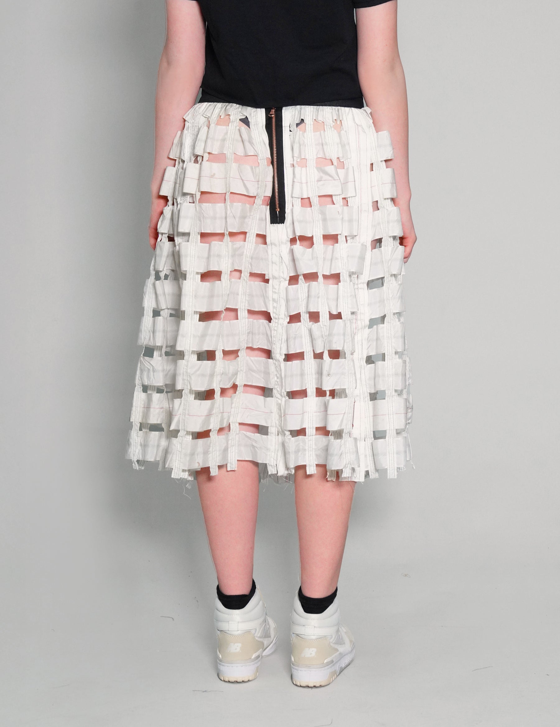 Parachute Skirt in White or Black