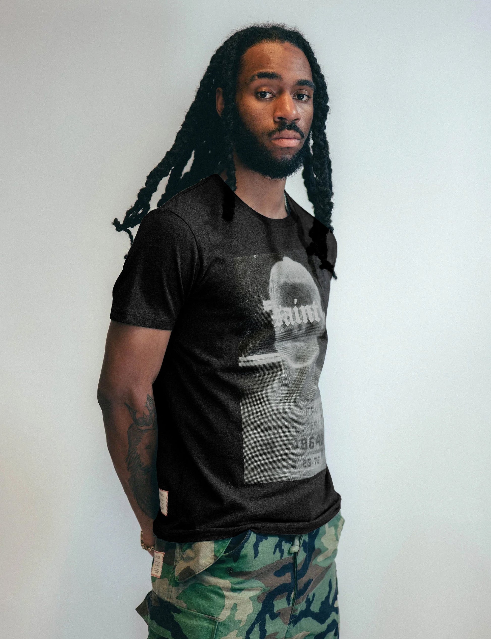Saint Black T-Shirt
