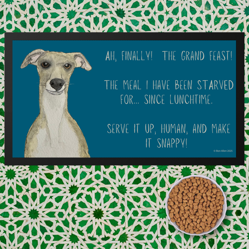 Whippet Real Good Feast Mat
