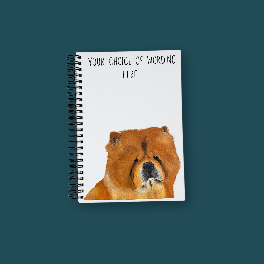 Pet Portrait Notebook A5 Handmade