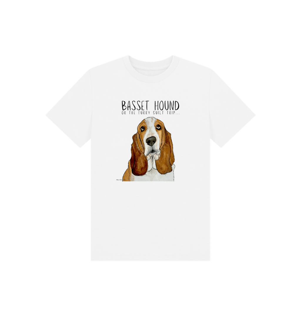 Basset Hound Child's T-Shirt in Organic Cotton