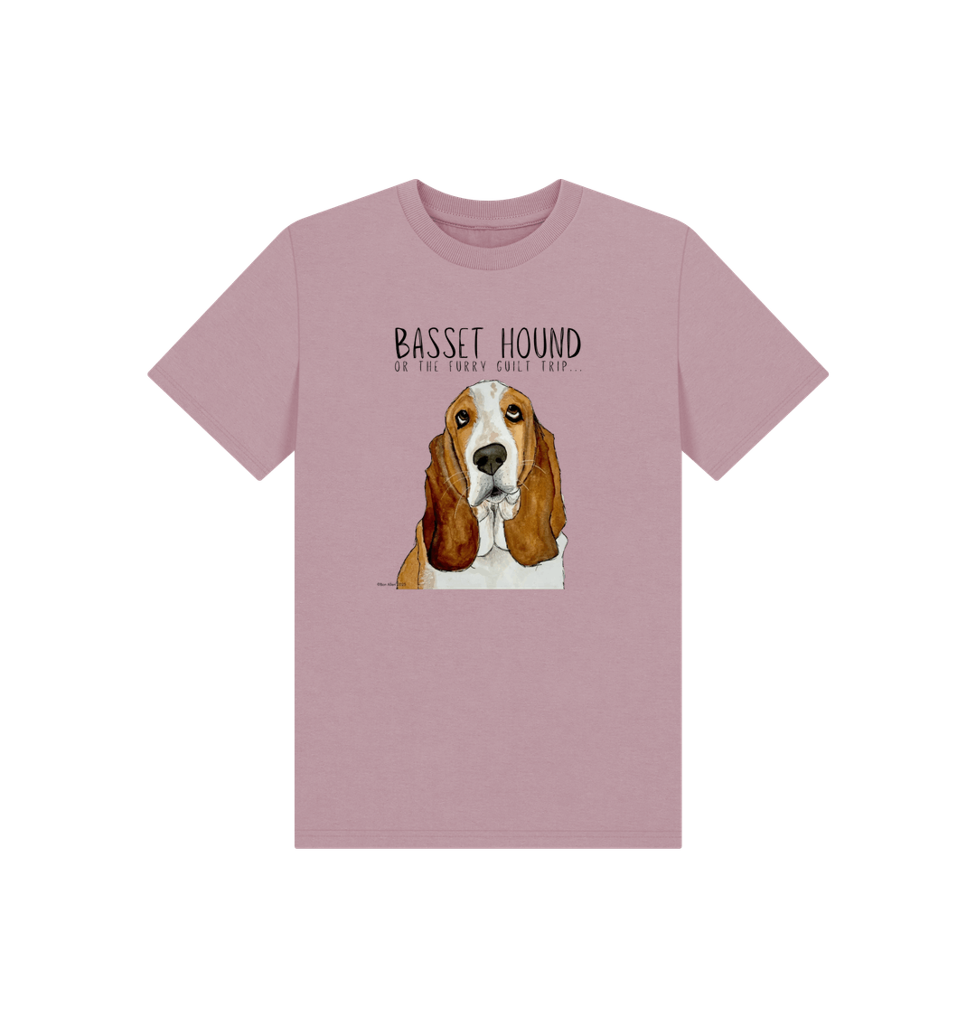 Basset Hound Child's T-Shirt in Organic Cotton
