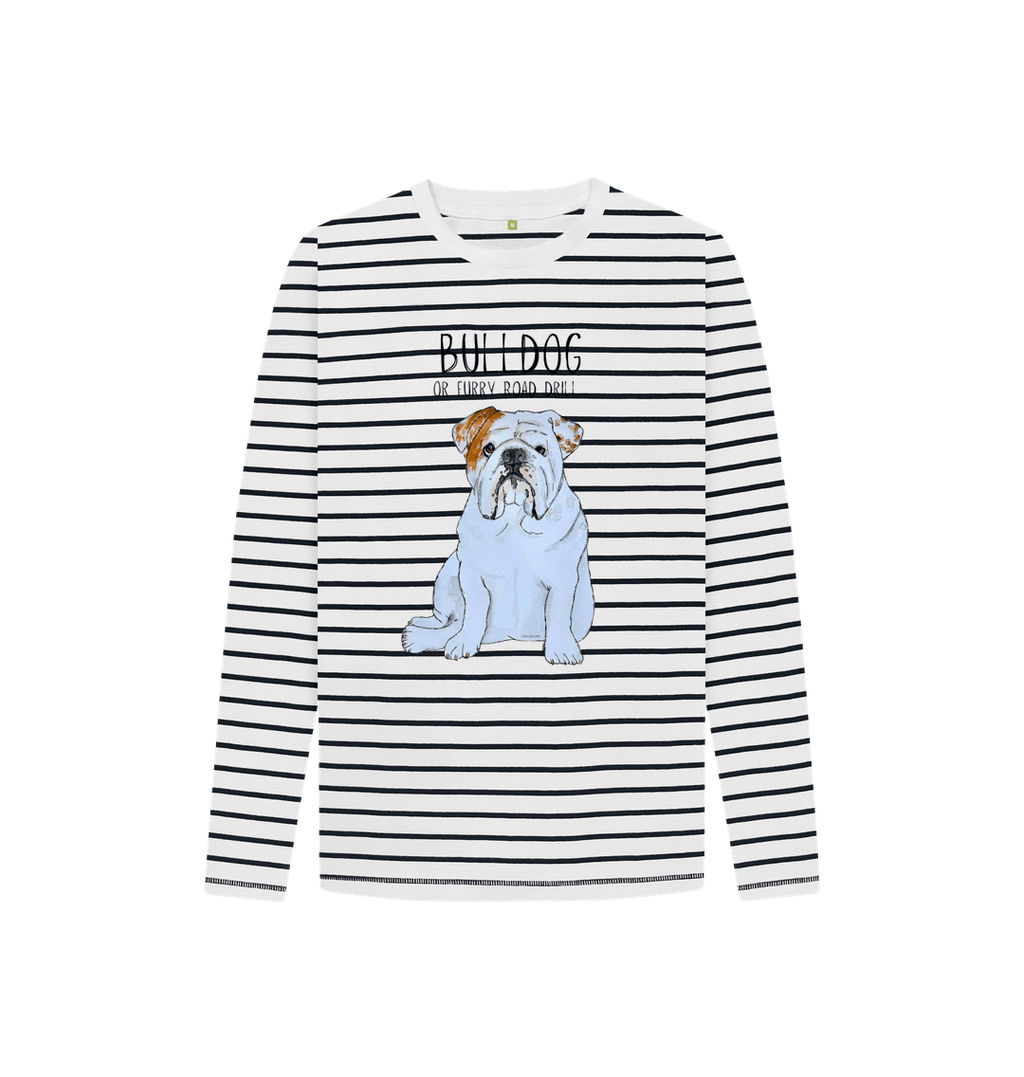 Kids Bulldog Breton Stripe Long Sleeve Tee