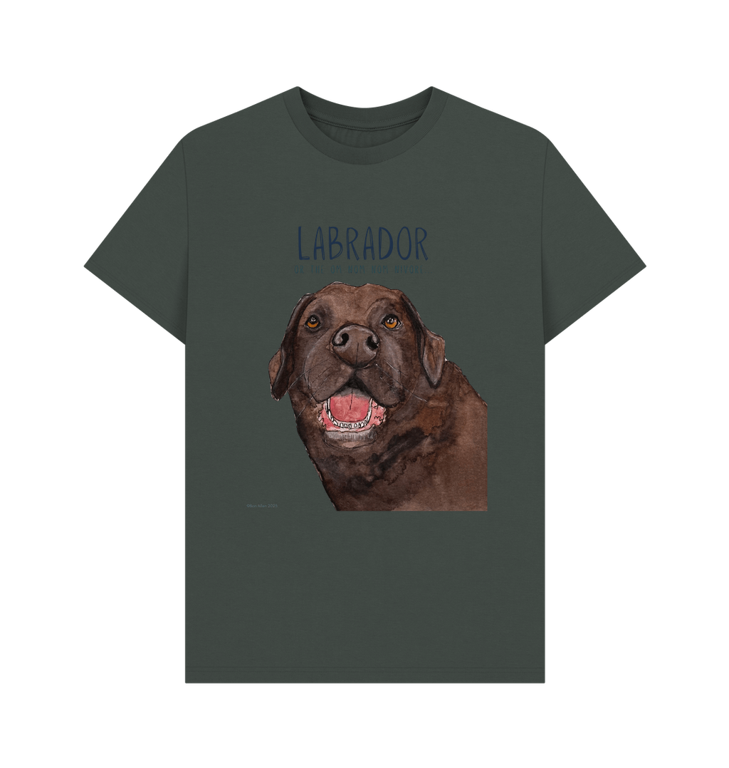 Chocolate Labrador Snack Goals Men's T-Shirt
