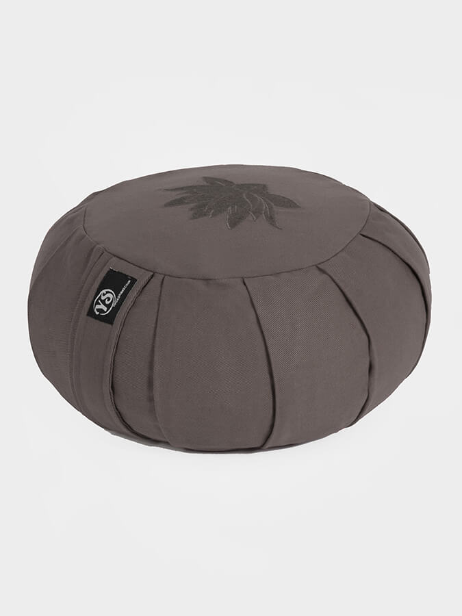 Organic Cotton Round Lotus Zafu Buckwheat Meditation Cushion