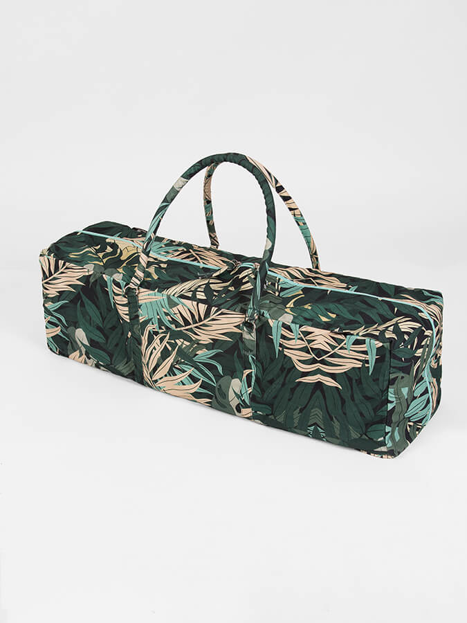 Organic Cotton Yoga Equipment Bag in Floral Design