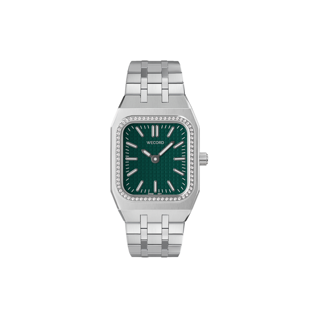 Small Diamond Watch in Stainless Steel