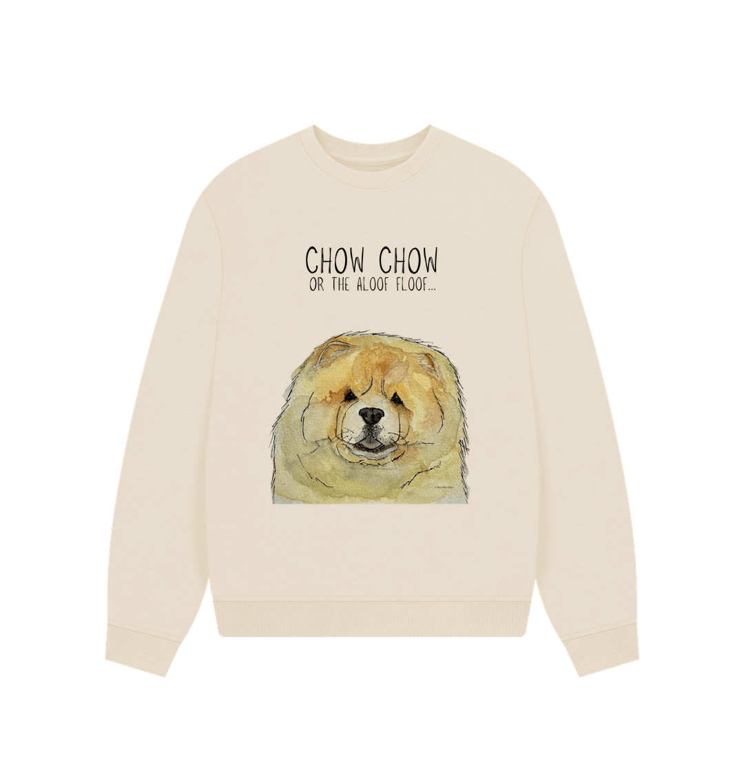 Big Chow Energy Oversized Sweatshirt in Fawn