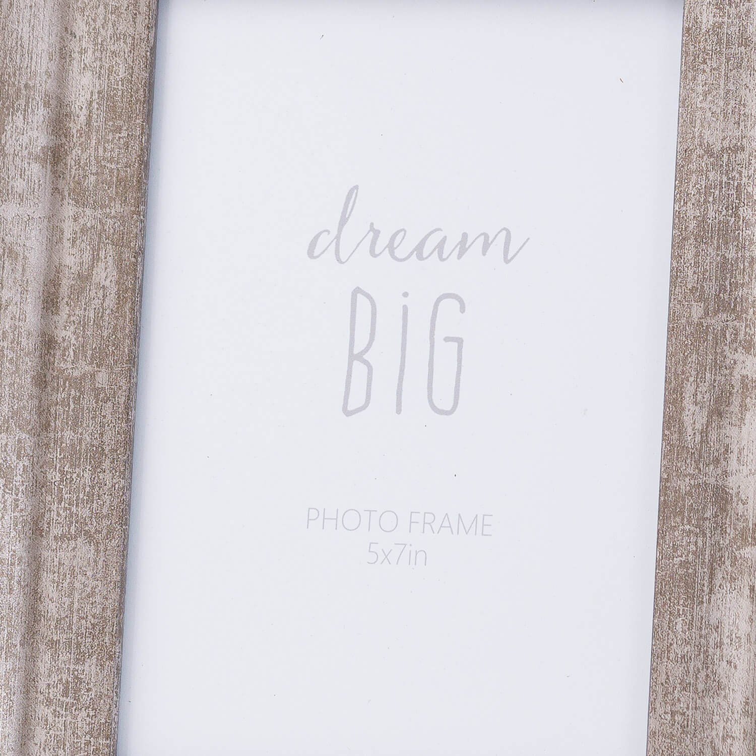 Convex matt silver photo frame with distressed finish, solid wood, 5x7 size, elegant home decor accent by Sostter at brixbailey.com