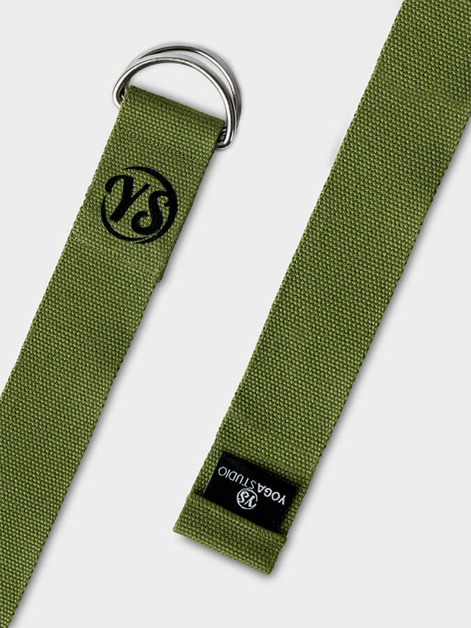 Organic Cotton D-Ring Yoga Belt Strap 2.5m