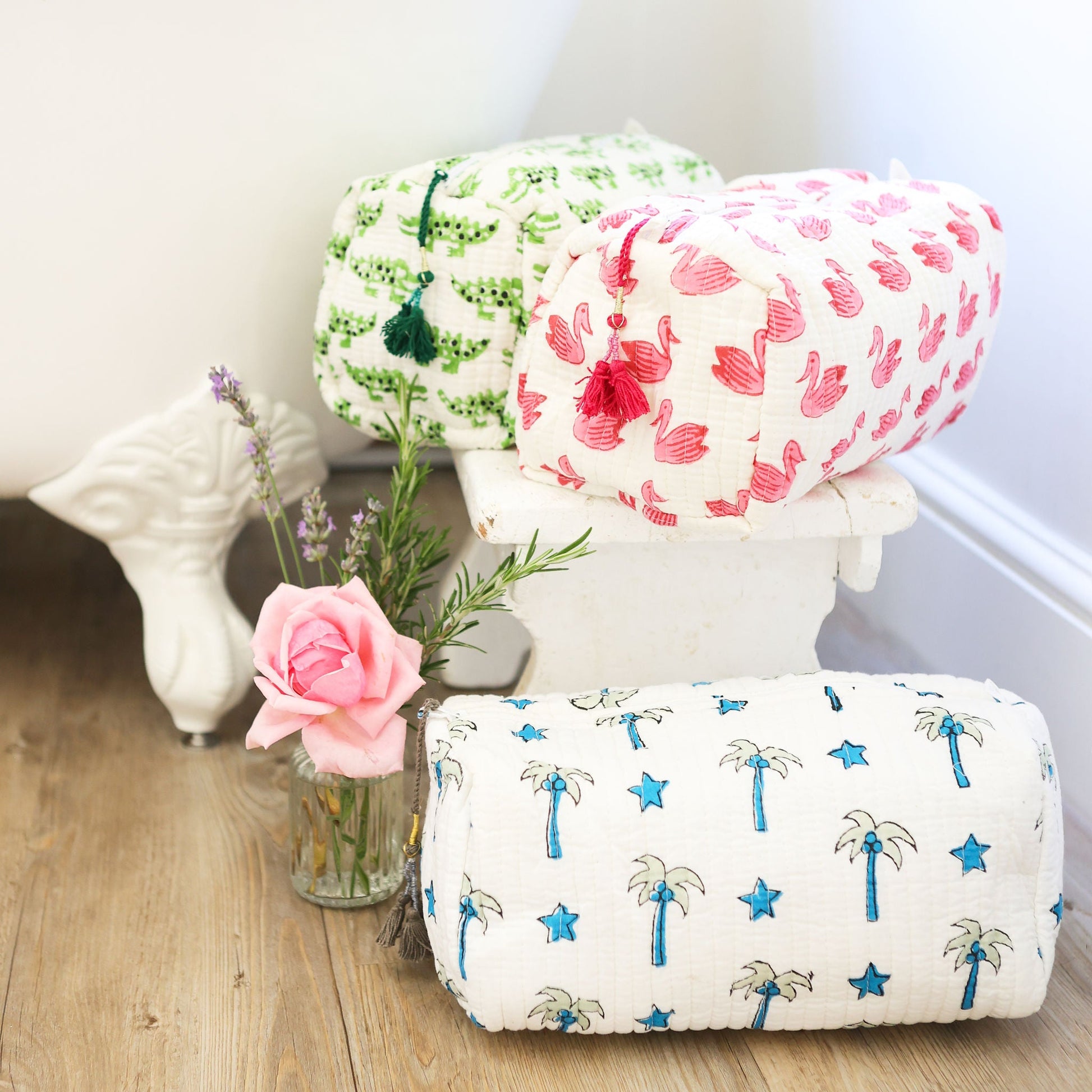 Pink Duck Wash Bag