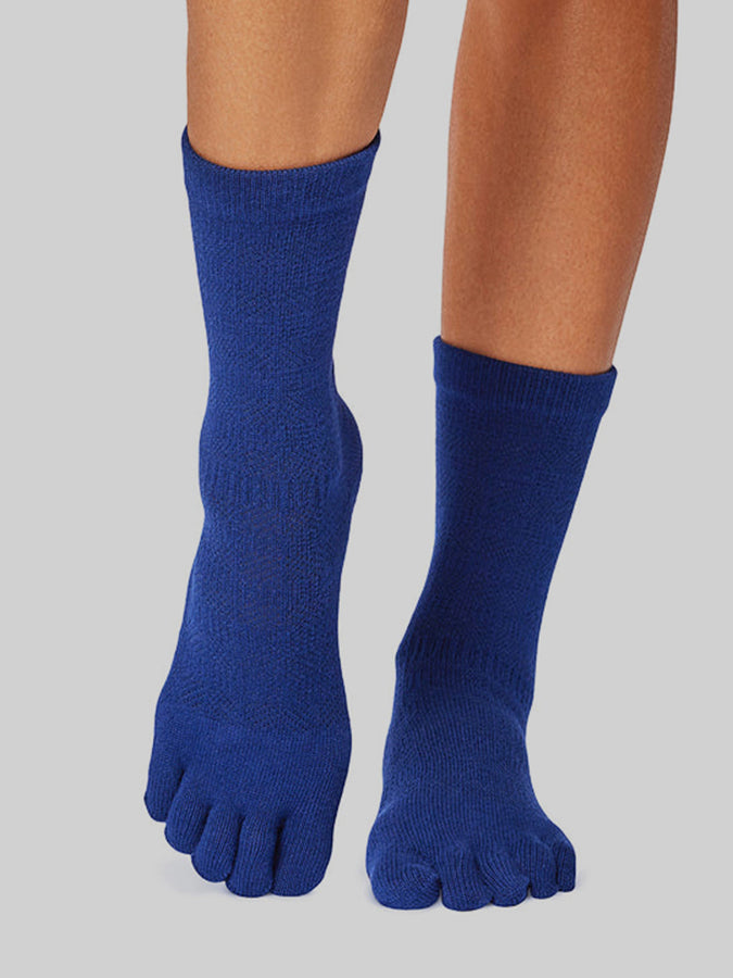 Crew Full Toe Yoga Grip Socks for Women