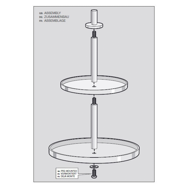 Premium Brushed Stainless Steel Cake and Cookie Stand