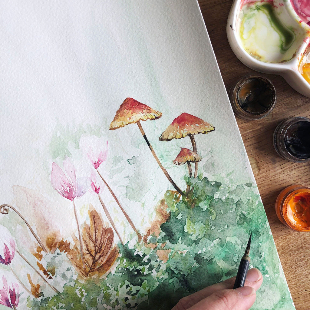 Flower Forest Mural Wallpaper