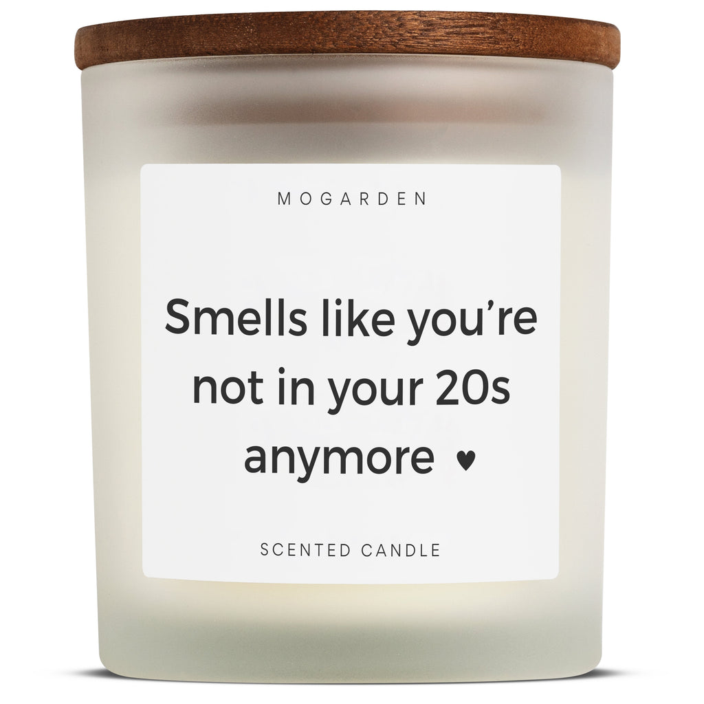 30th Birthday Candle Gift Luxury Vanilla Scented Soy Wax 220g