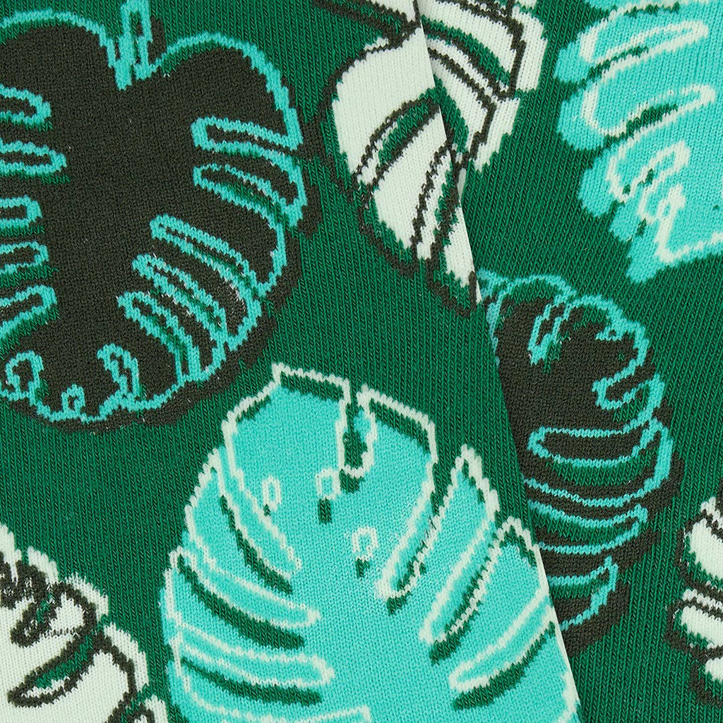 Monstera Leaf Socks for Plant Lovers