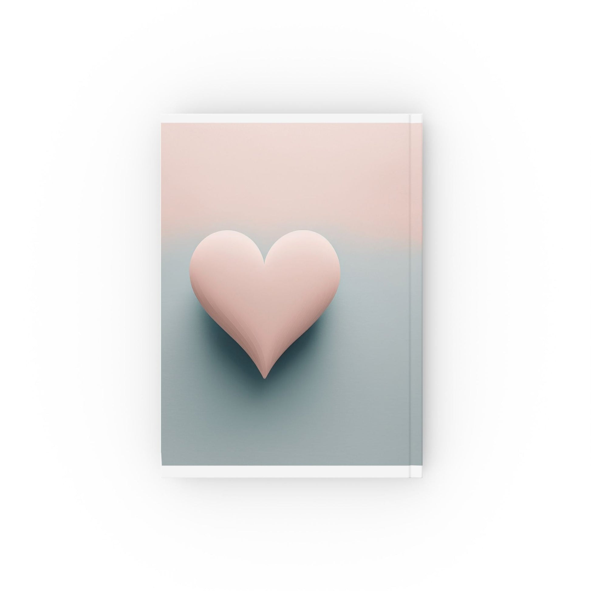 Hardback Journal with Minimalist Love Heart Design